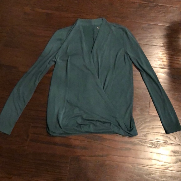 LOFT Tops - Loft Green V-Neck Blouse LOFT Tops - Loft Green V-Neck Blouse